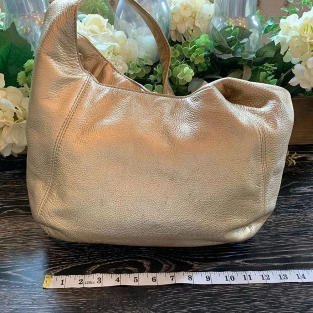 Michael Kors Gold Hobo Bag